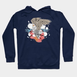 Usa Flag Eagle Hoodie